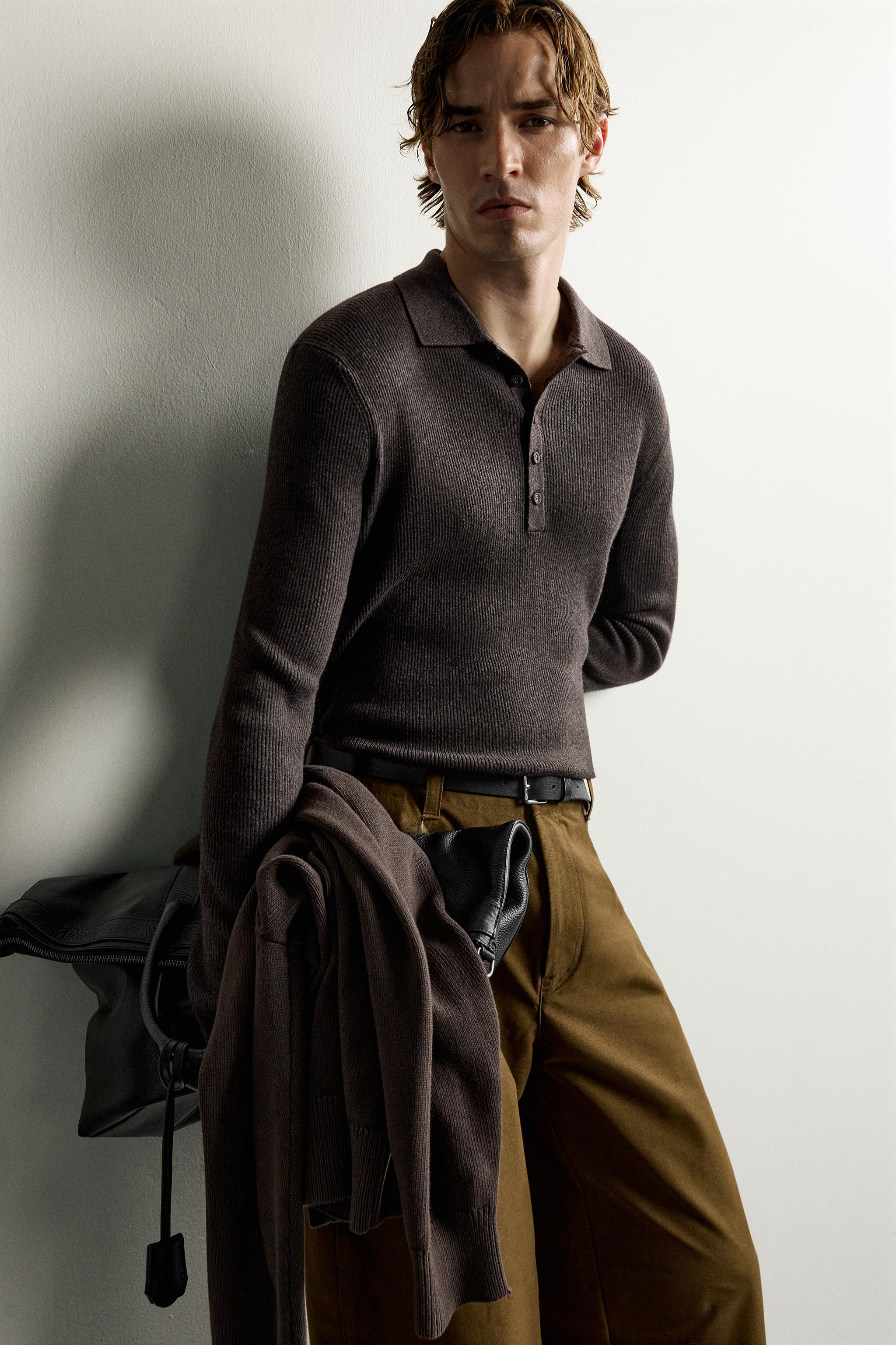 POLO EN MAILLE CANNELÉ