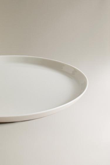 PORCELAIN DINNER PLATE - White by Zara - Image 3
