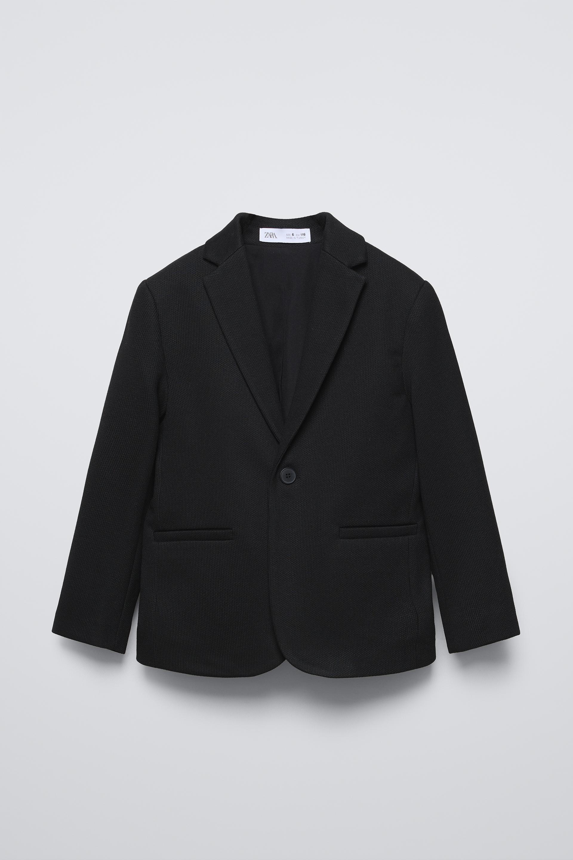PIQU SUIT BLAZER Black ZARA United Kingdom piqu-suit-blazer-black-zara-united-kingdom