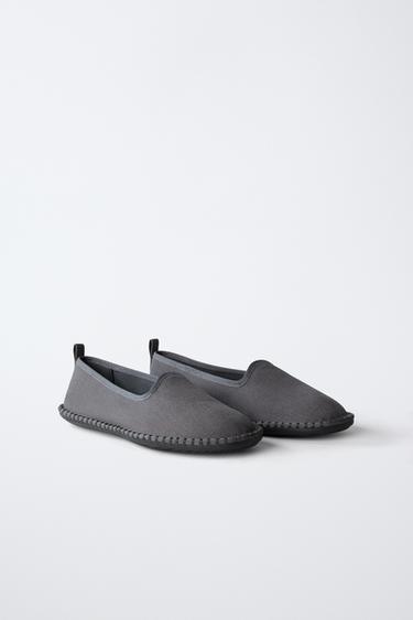 SLIPPERS CANVAS ÉDITION LIMITÉE - Gris de Zara - Image 1