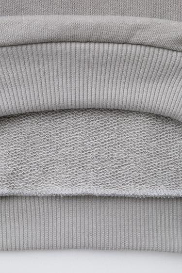 PRINTED JOGGER SWEATSUIT - Pearl grey by Zara - Image 4