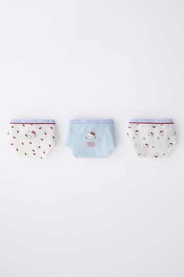 2-6 YEARS/ HELLO KITTY © SANRIO THREE-PACK OF BRIEFS - Blue by Zara