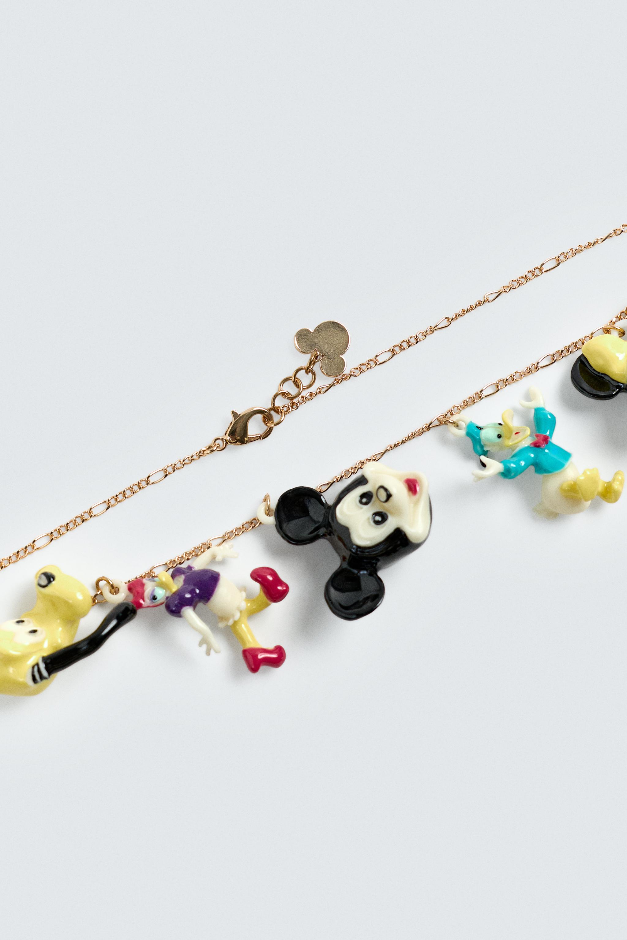 ZARA× HARRY LAMBERT ディズニーチャームネックレス CHARM NECKLACE HARRY LAMBERT FOR ZARA X DISNEY - Golden