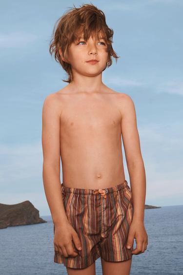 STRIPED SWIM BERMUDA SHORTS - LIMITED EDITION - striped by Zara - Image 3