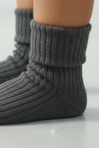 FOUR-PACK OF SOCKS IN A BOX - Grey by Zara - Image 6