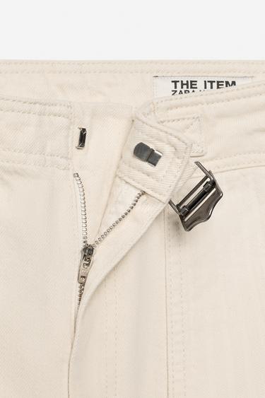 PANTALON PATCHWORK - THE ITEM ZARA WOMAN - Écru de Zara - Image 7