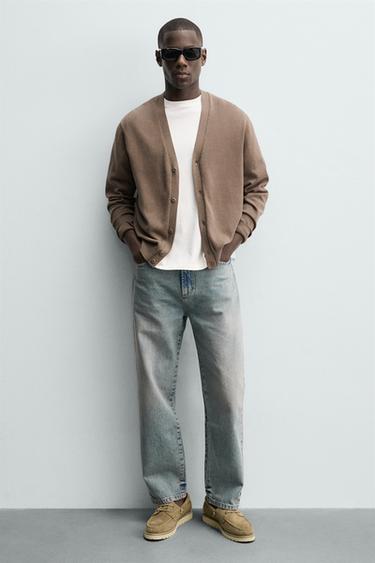 CHAUSSURES BATEAU EN CUIR - Beige de Zara - Image 1