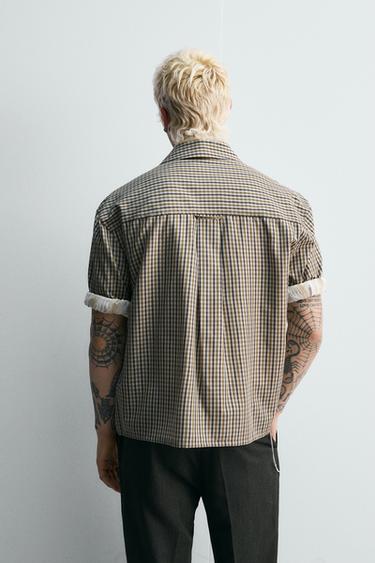 CHECK SHIRT LIMITED EDITION - Green by Zara - Image 2