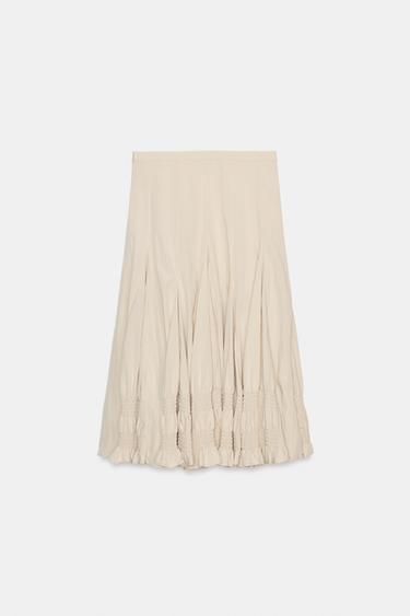 GODET MIDI SKIRT - Ice by Zara - Image 5