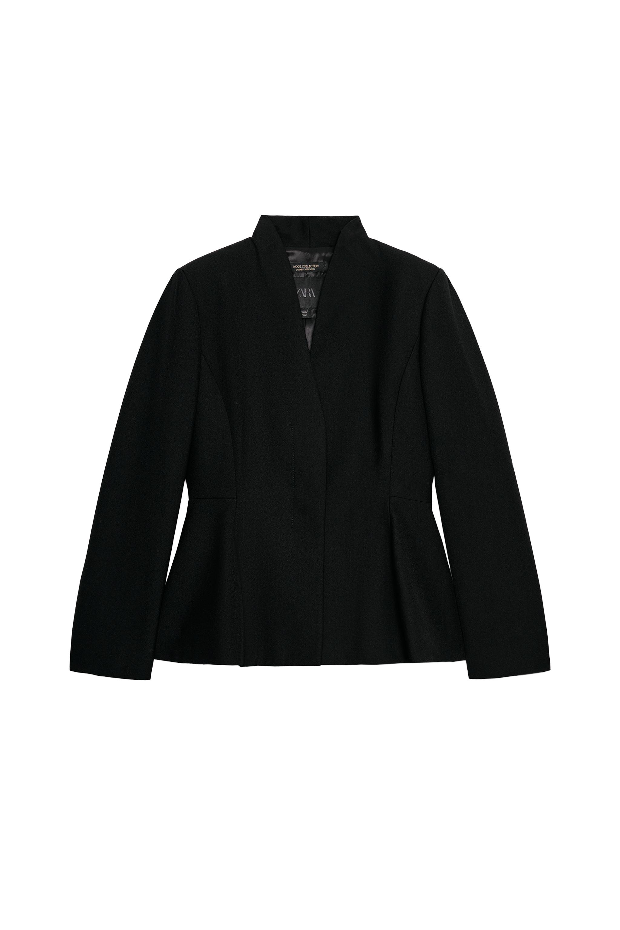 BLAZER PEPLUM CON LANA ZW COLLECTION