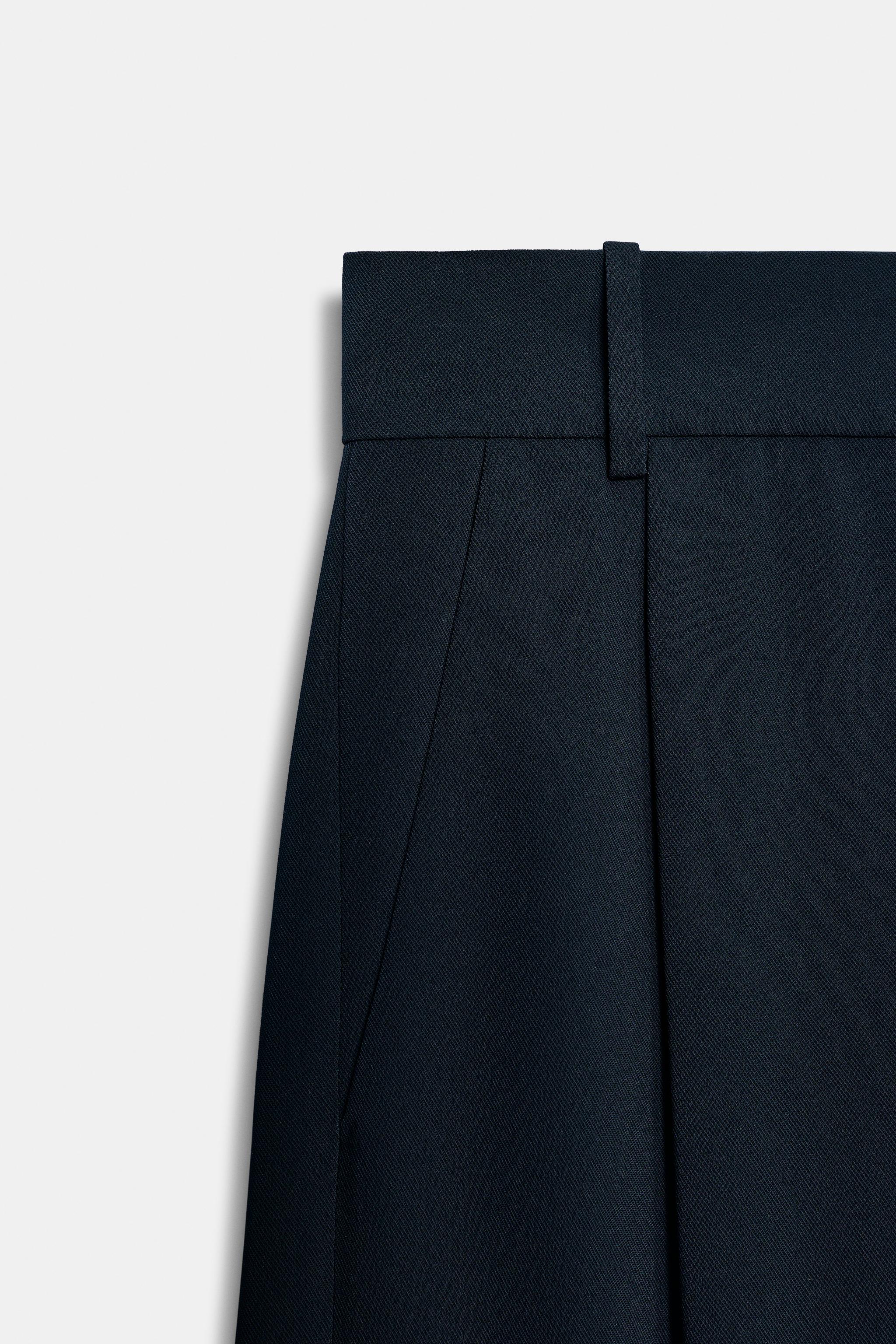 Zara ZW COLLECTION BALON PAÇA PENS DETAYLI PANTOLON görsel 4