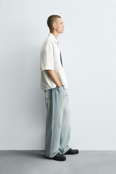 TEXTURED PRINT SHIRT - White by Zara - Image 3