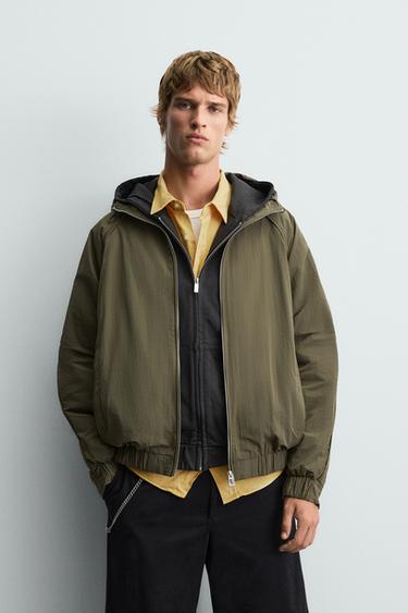 LIGHTWEIGHT WATER-REPELLENT TECHNICAL JACKET - Khaki by Zara