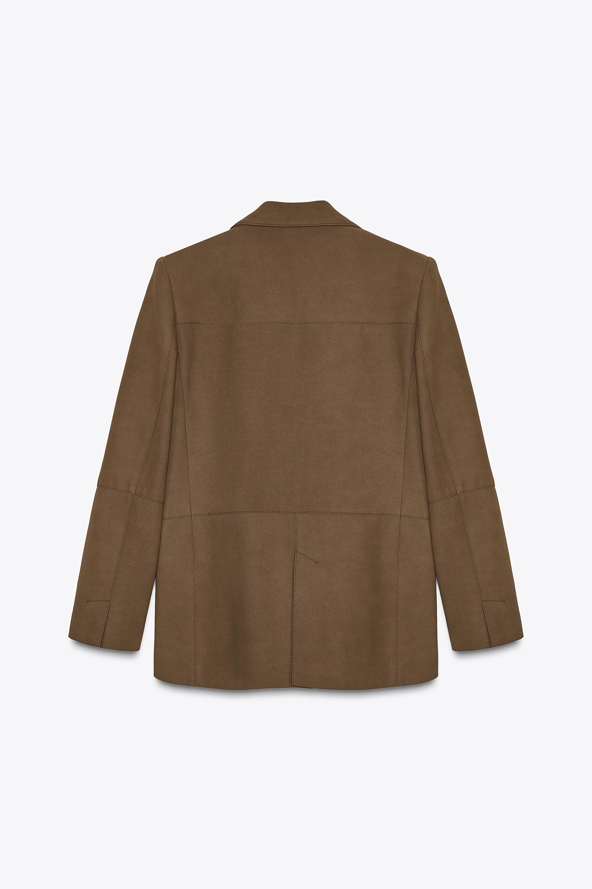 ZARA - ZARA ショルダーパッド ストレートブレザー Mサイズ