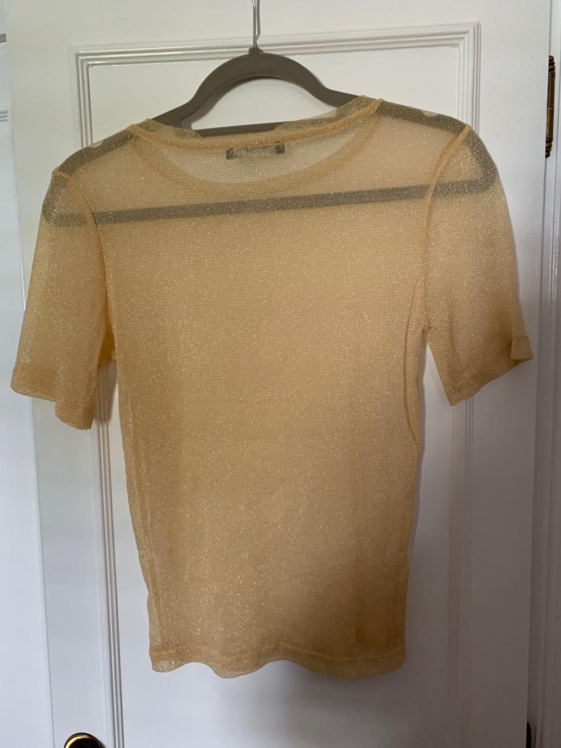 SEMI-SHEER SHINY T-SHIRT - Image 3