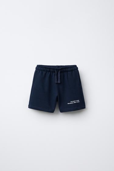 BERMUDA PIQUÉ TEXTO - Marino de Zara