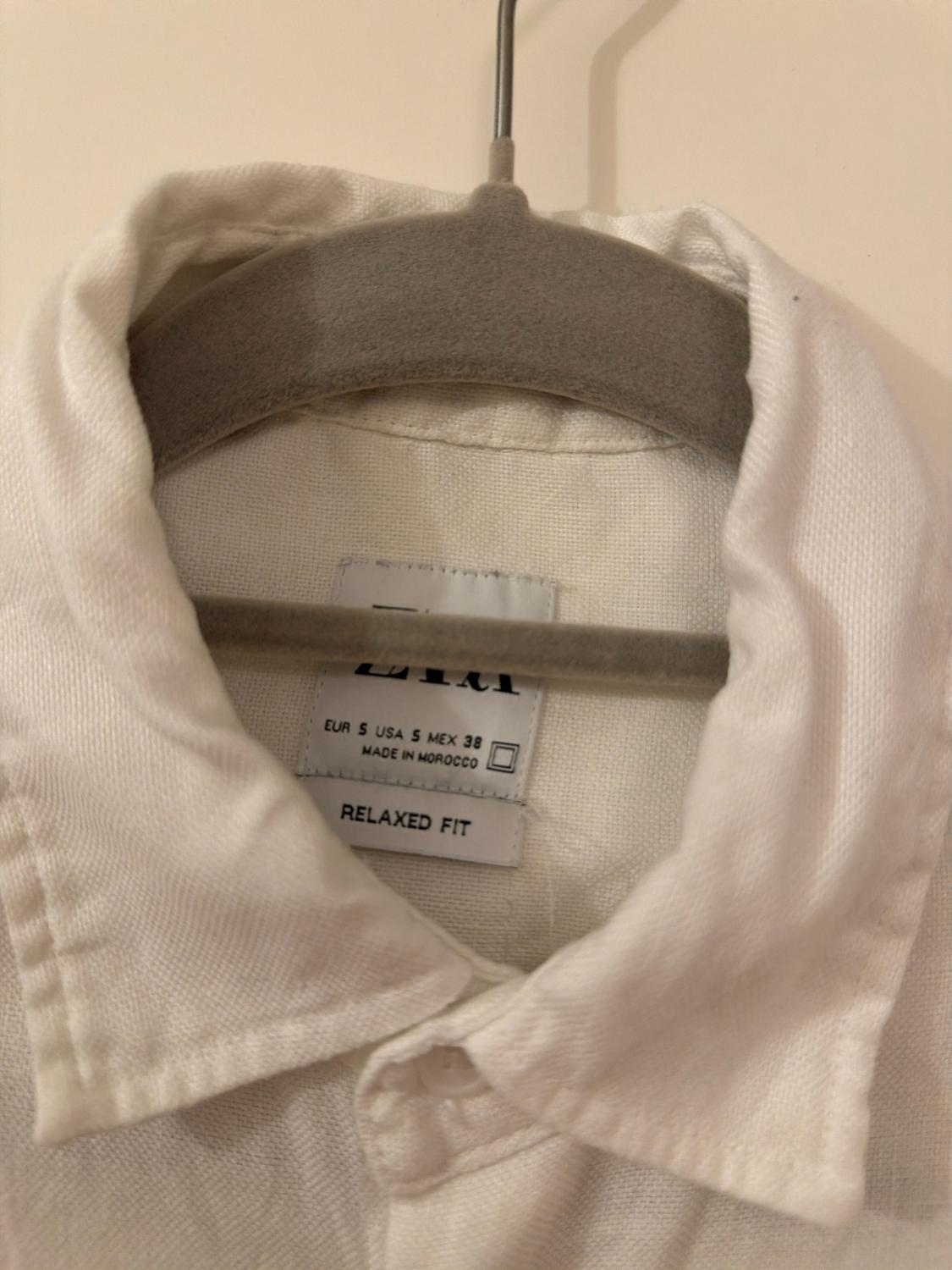 LINEN - COTTON SHIRT WITH POCKETS - Image 2
