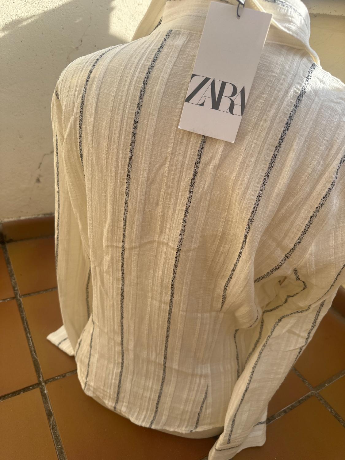 RUSTIC STRIPED BLOUSE - Image 3