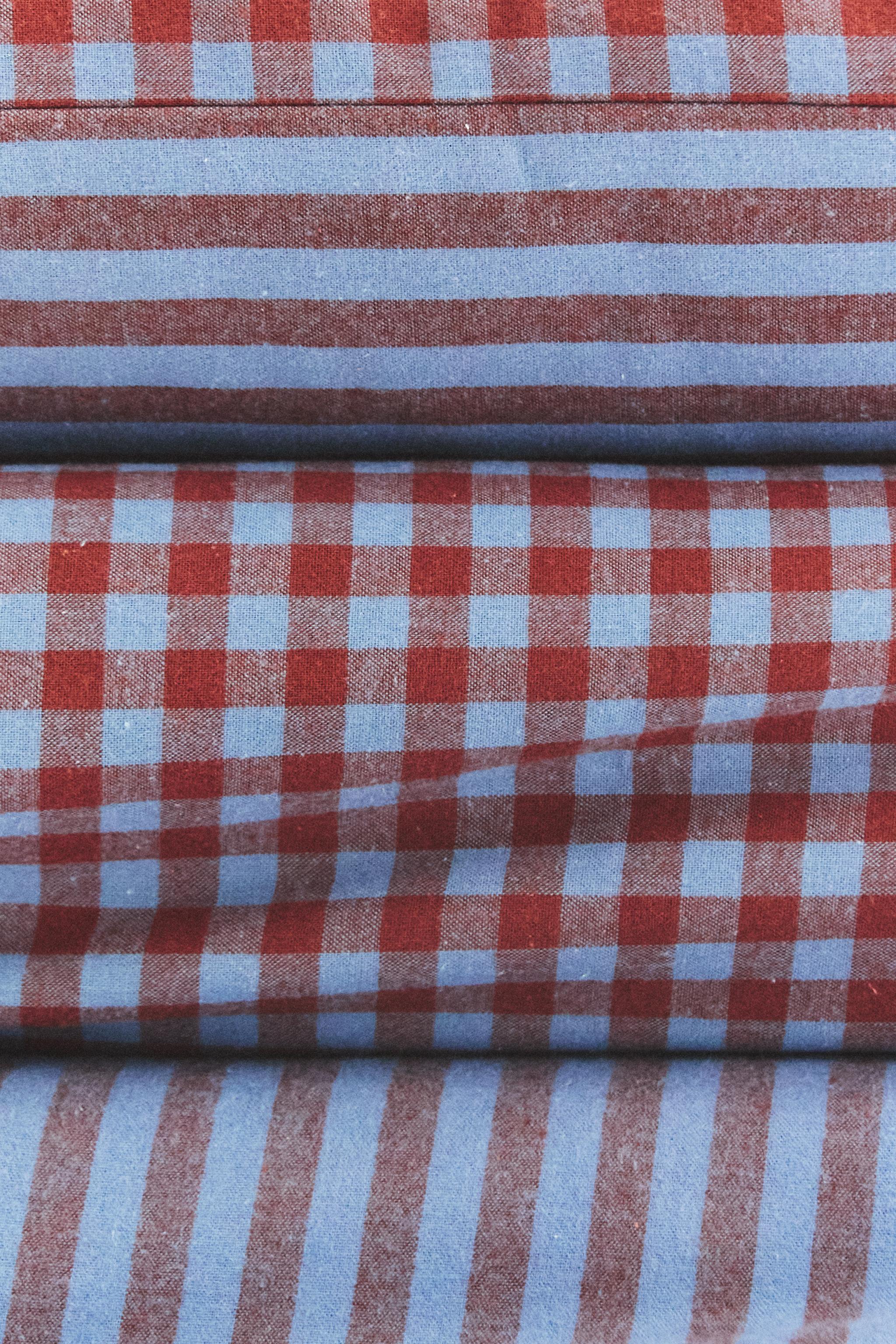 HOUSSE DE COUETTE ENFANT COTON FLANELLE RÉVERSIBLE