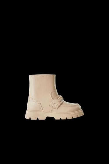 STIEFEL MIT BESATZ - Sandfarbe von Zara - Bild 0
