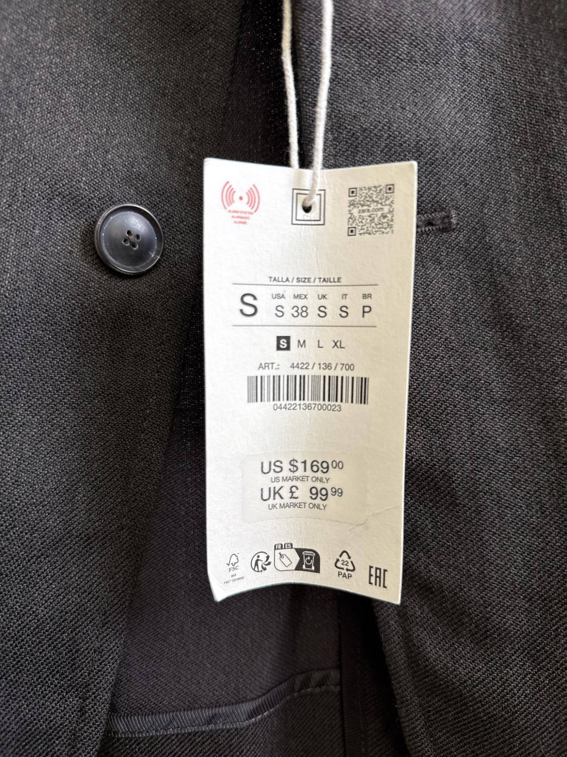 REGULAR FIT COTTON-WOOL BLAZER - Image 3