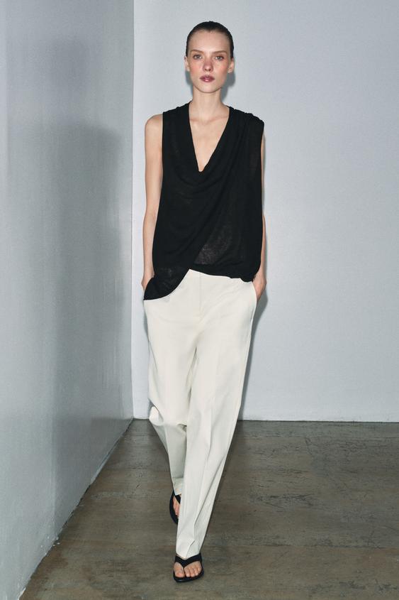 ZW COLLECTION STRAIGHT CHINO PANTS from Zara - $69.90