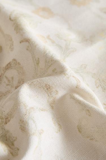 LOT DE SERVIETTES DE TABLE IMPRIMÉ DAMAS (LOT DE 2) - Vert clair de Zara - Image 3