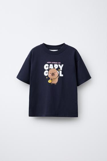 CAPYBARA CAPYFUN © T-SHIRT - Navy blue by Zara
