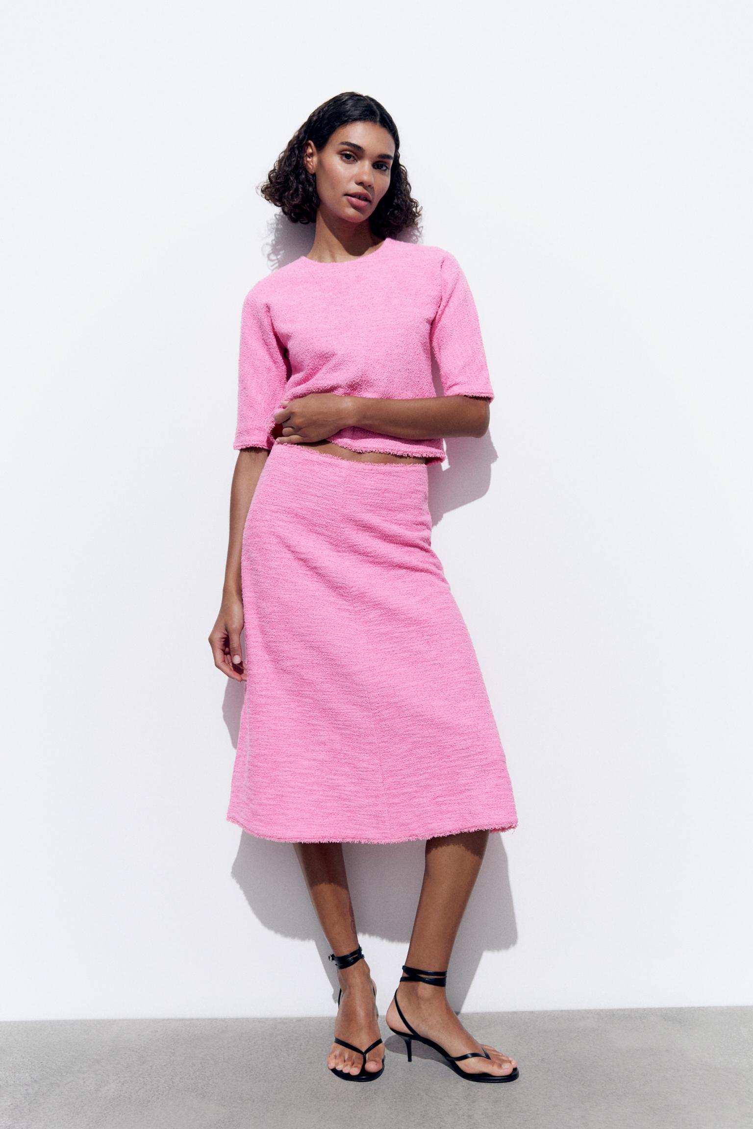 TOP JACQUARD ESTRUTURA Rosa ZARA Angola top-jacquard-estrutura-rosa-zara-angola