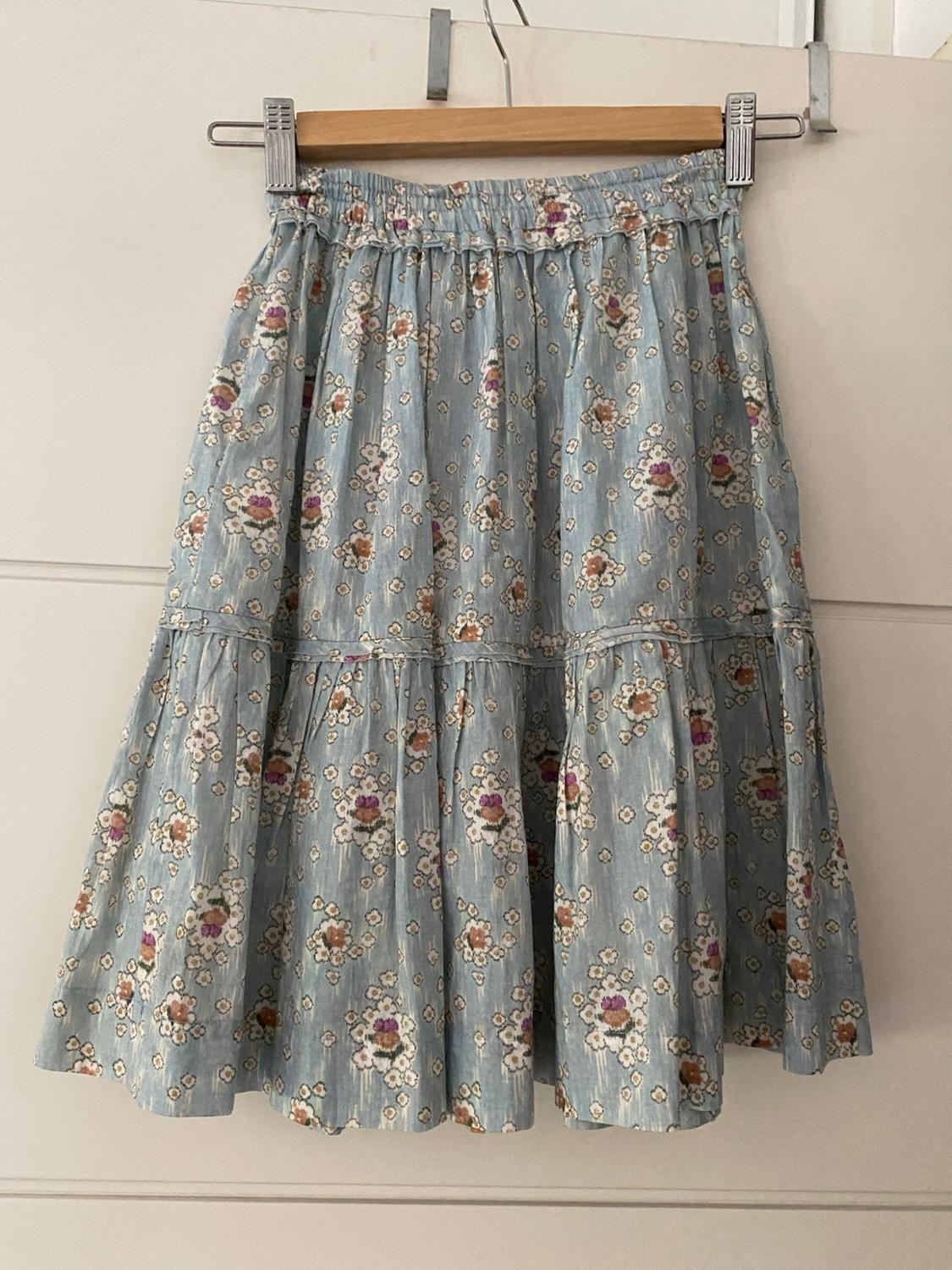 FLORAL PRINT MIDI SKIRT - LIMITED EDITION - Image 4
