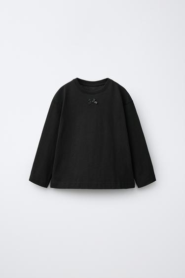 CAMISETA LAZO - Negro de Zara