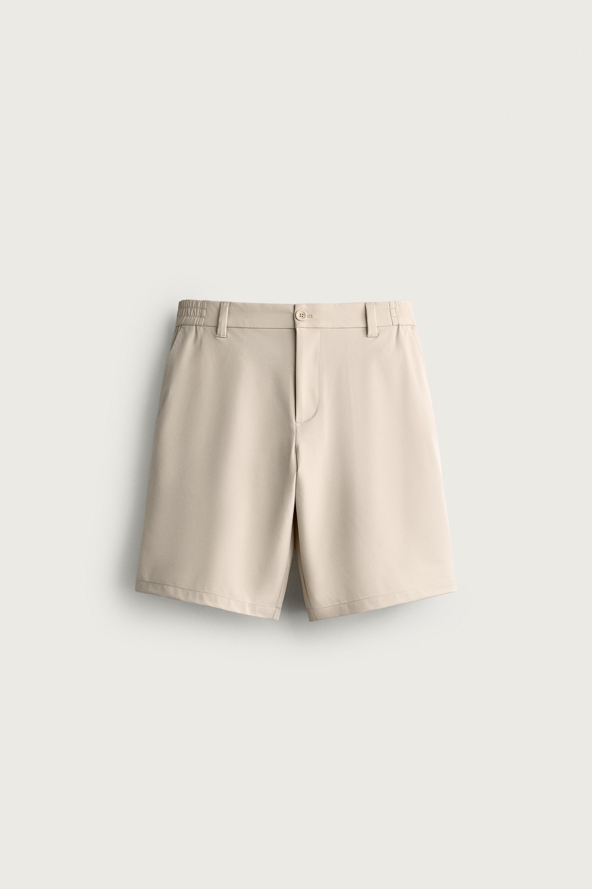 COMFORT TECHNICAL SHORTS — Beige