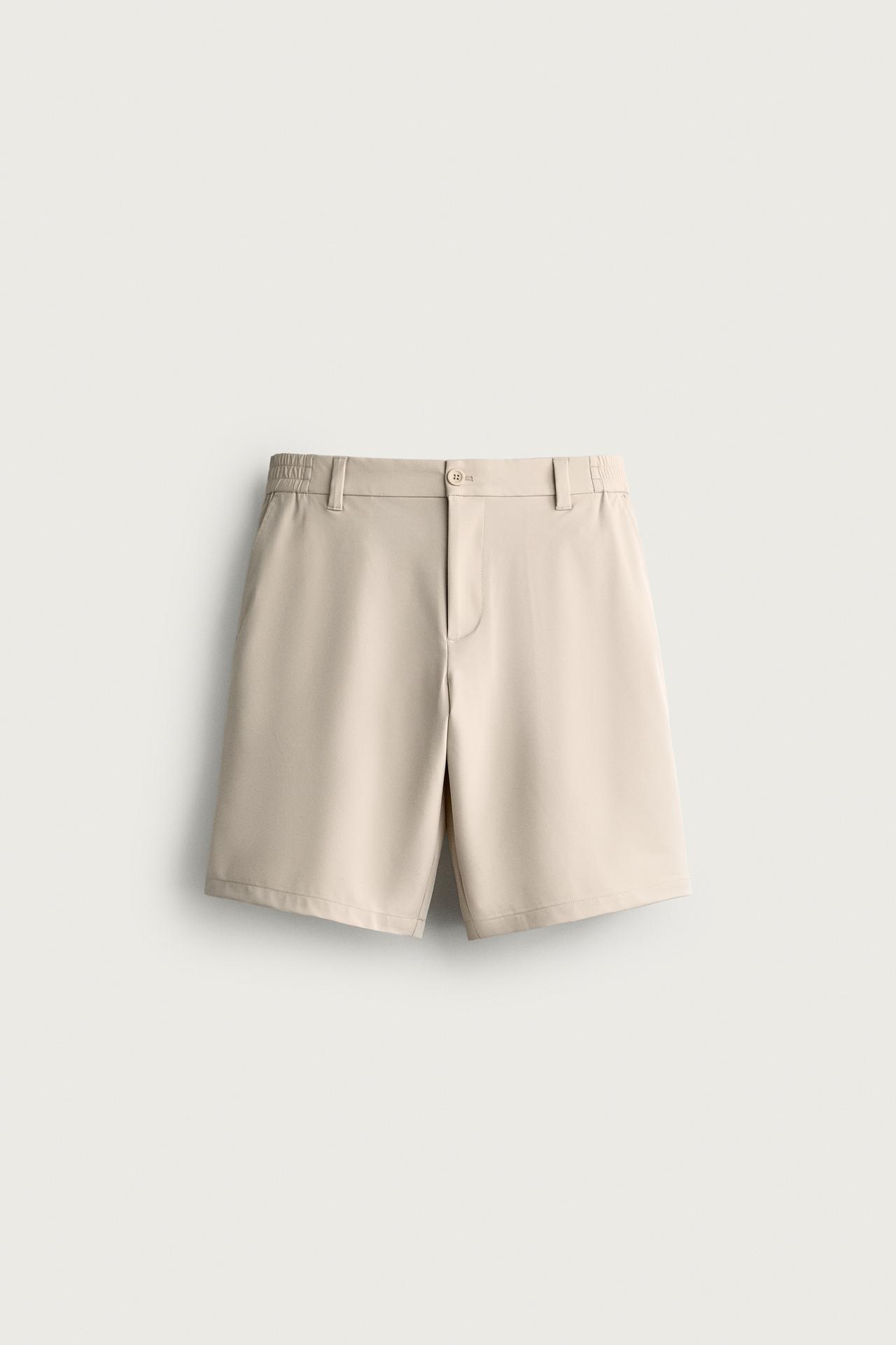 COMFORT TECHNICAL SHORTS — Beige