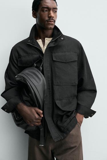 SAC À DOS TEXTURÉ - Noir de Zara - Image 2