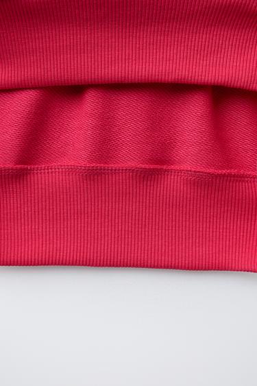 SLOGAN HOODIE AND BERMUDA SHORTS SET - Pink by Zara - Image 7