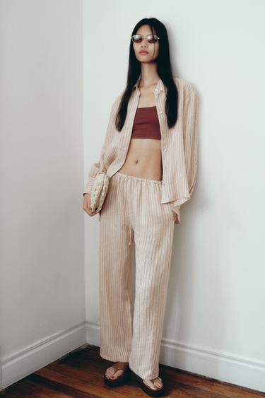 SEAMLESS CROP TOP - Wine by Zara