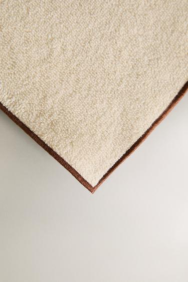 COTTON GYM TOWEL - Ecru by Zara - Image 1