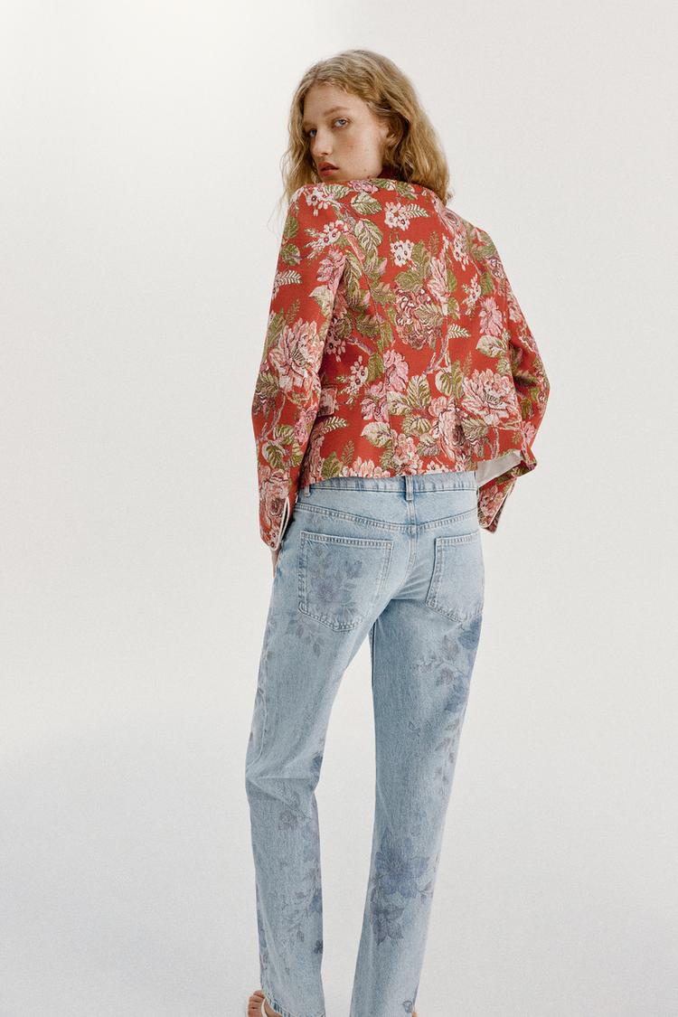 Blazer de estampado floral 5