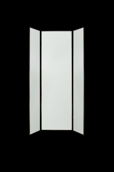 METAL TRIPTYCH MIRROR - Black by Zara