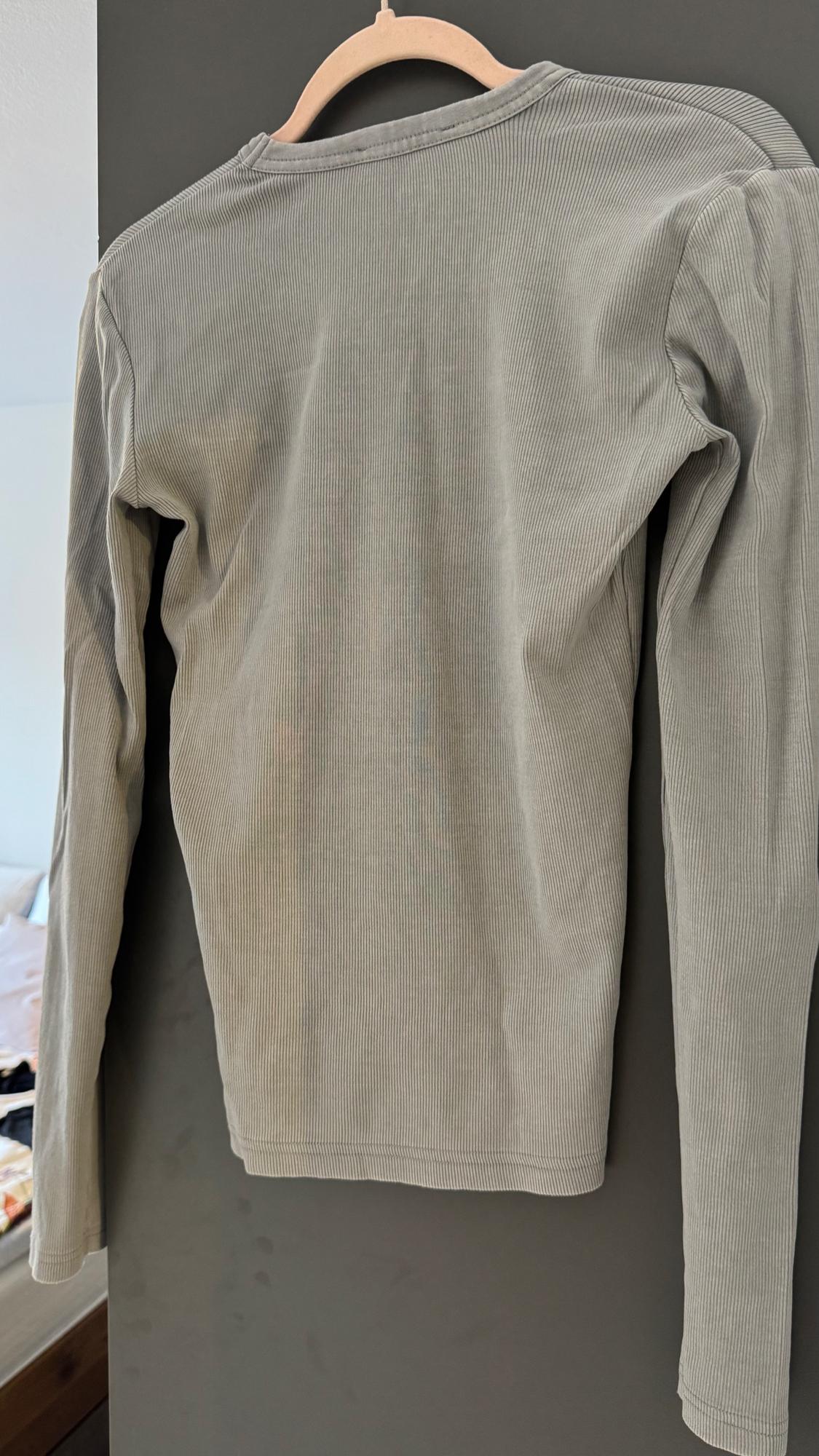 VINTAGE-EFFECT RIBBED T-SHIRT - Image 3