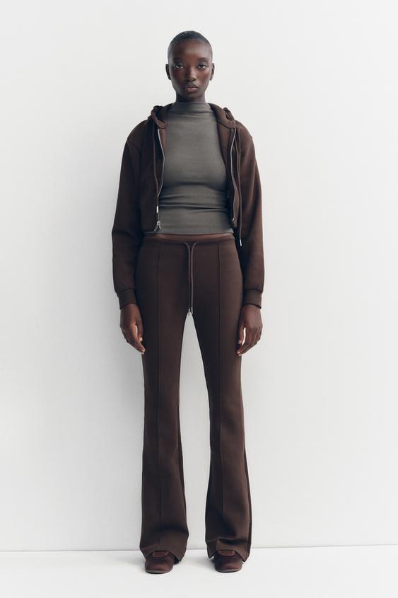 レディースクロップ丈スウェットシャツ | ZARA 日本