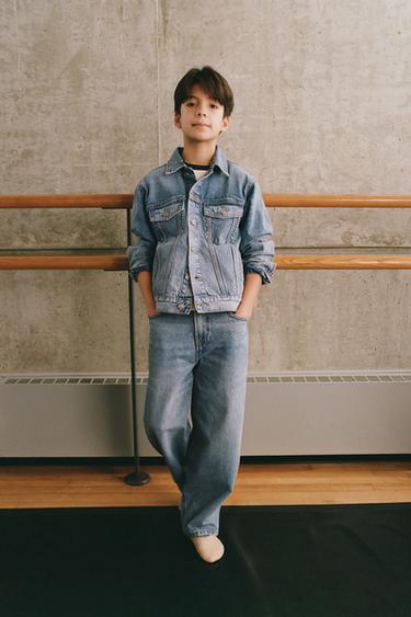 VESTE EN JEAN BASIQUE - Bleu de Zara - Image 6