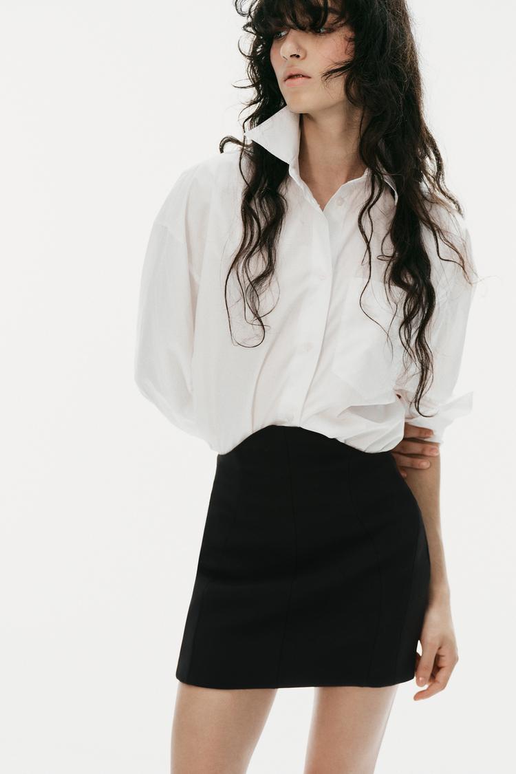 Falda mini estilo corsé 2