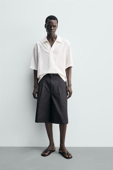 EMBROIDERED FRUIT POLO SHIRT - White by Zara