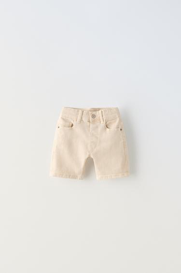 BERMUDA EN JEAN REGULAR - Sable de Zara - Image 0