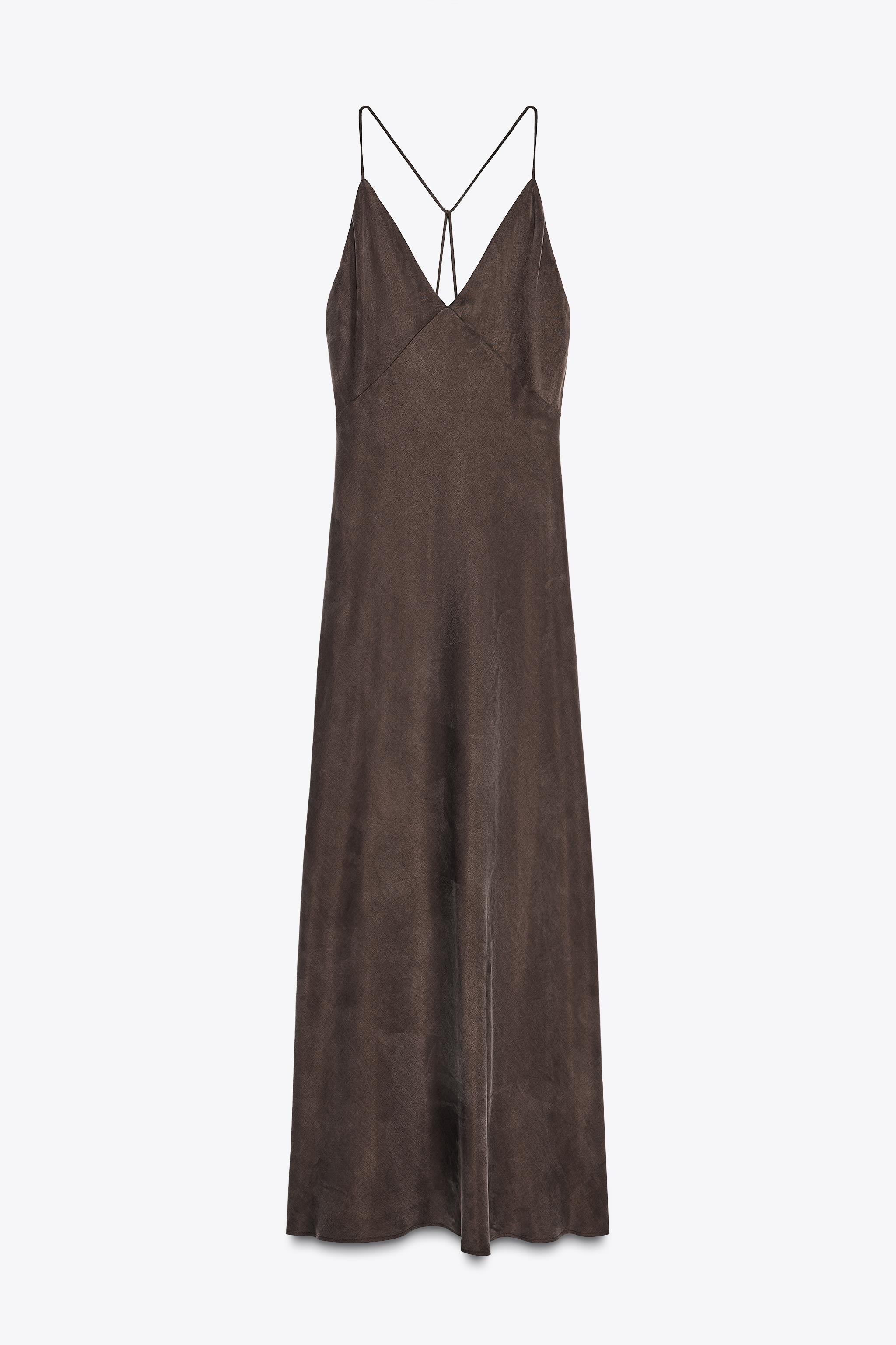 【ZARA】ZW COLLECTION ロングスカート 2548/042/084 ZW COLLECTION LONG SKIRT - Brown | ZARA Spain