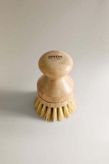 SMALL BRUSH WITH INTERCHANGEABLE BRISTLES — Light beige 2