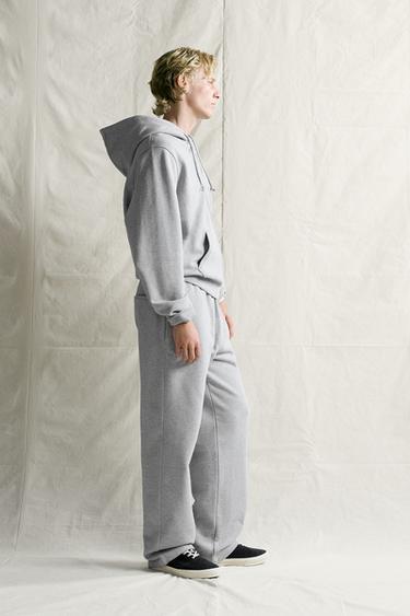 PANTALÓN CHÁNDAL RELAXED FIT - Gris vigoré de Zara