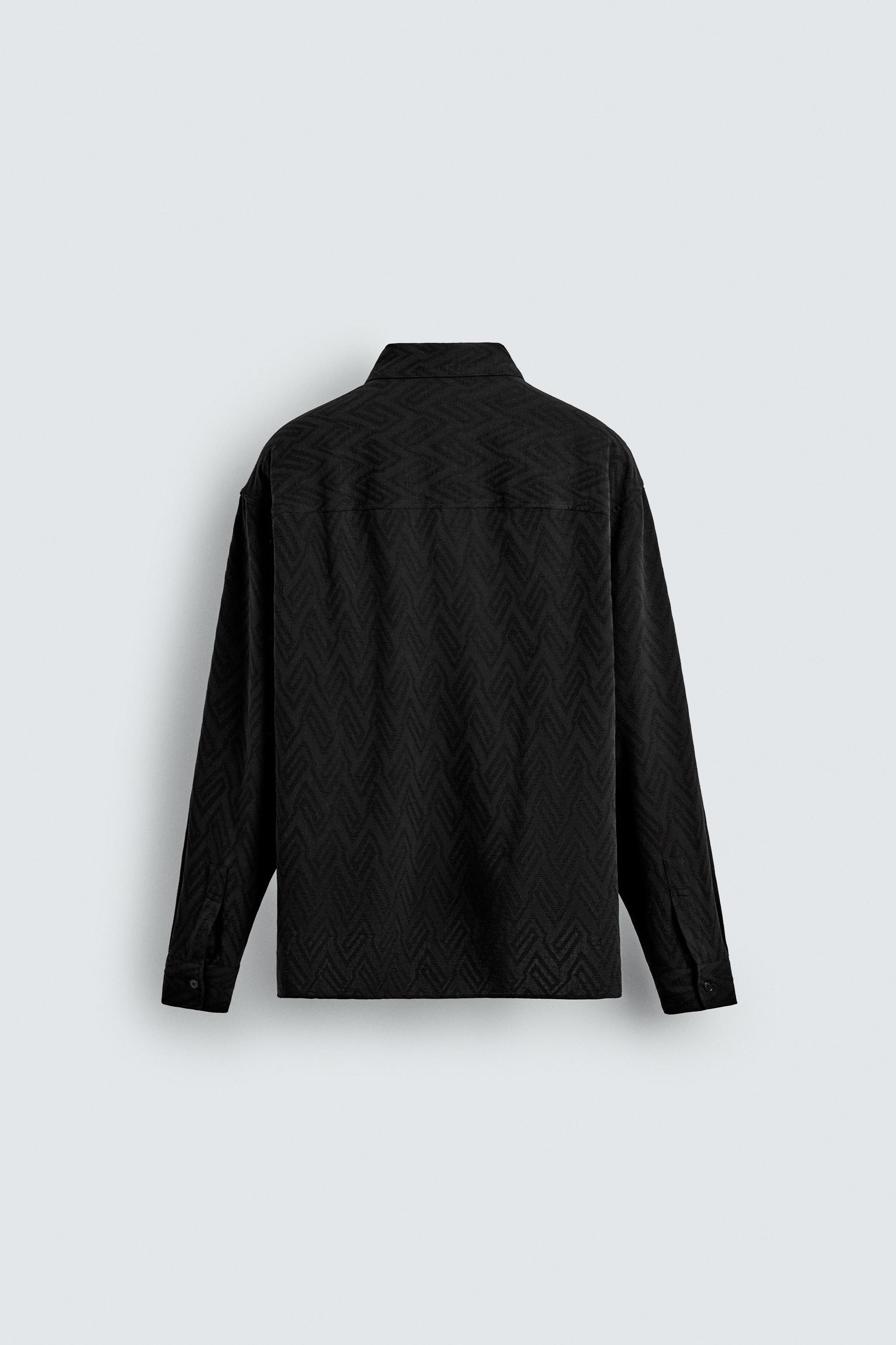 【SEMANTIC DESIGN】black luster shirt jkt SWIRL JACKET - Tomorrowland Store