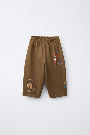 TOY STORY © DISNEY PIXAR PRINTED BAGGY PLUSH TROUSERS - Brown by Zara